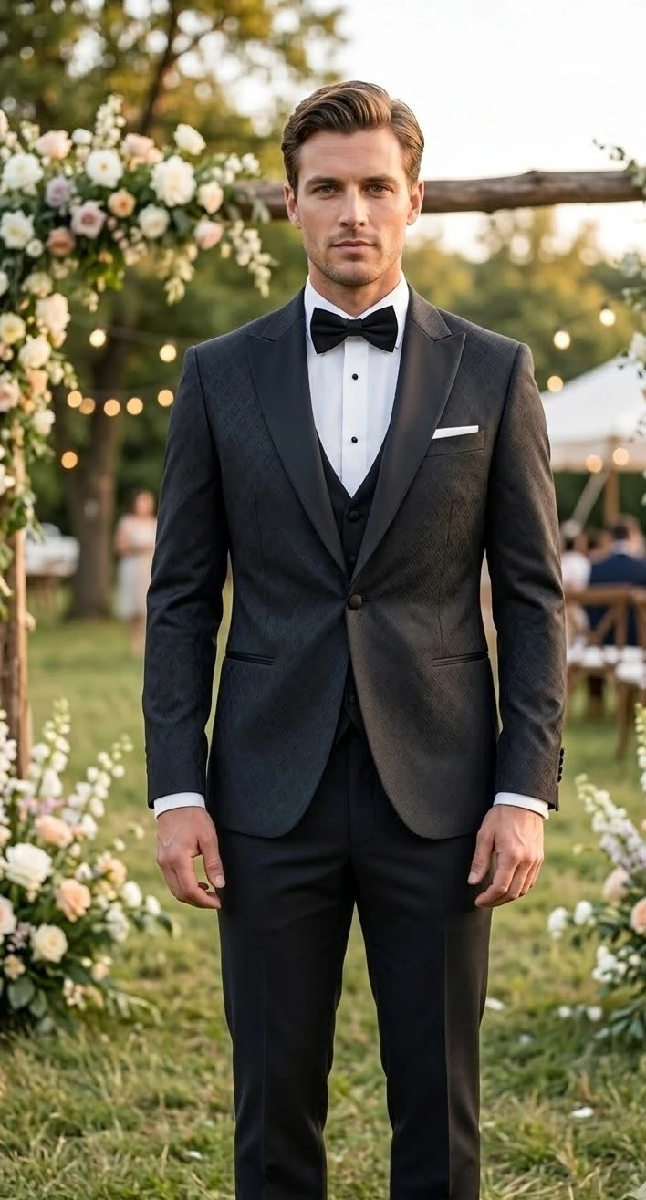 Smoking revers pointu 50003-01 en gros par Pagus Menswear